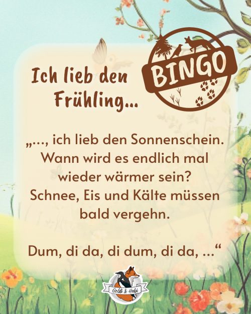 Frühlings-Bingo