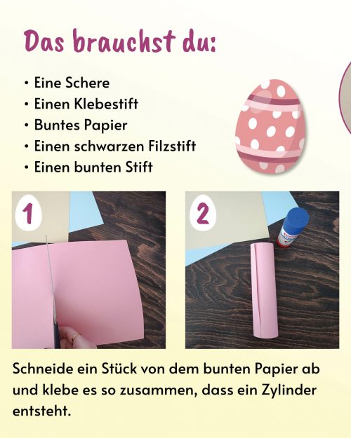 Goldi und Hubi_Basteln zu Ostern mit Kindern_ einfache Papier-Osterhasen basteln_Anleitung