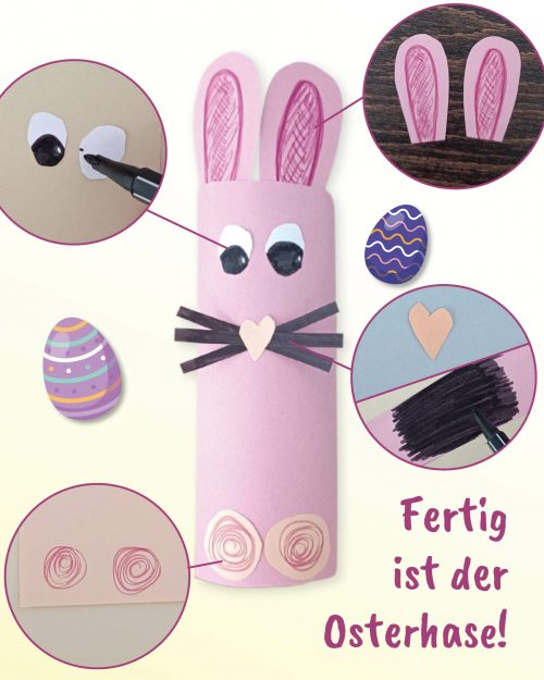 Goldi und Hubi_Basteln zu Ostern mit Kindern_ einfache Papier-Osterhasen basteln_Anleitung 1